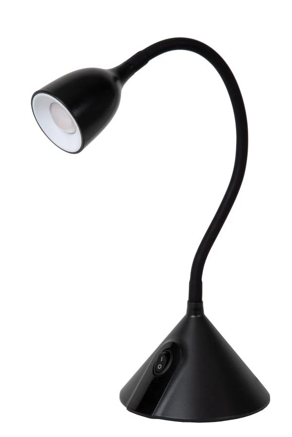 Lucide MILO - Schreibtischlampe - Ø 12,8 cm - LED - 1x3,2W 3000K - Schwarz - ausgeschaltet